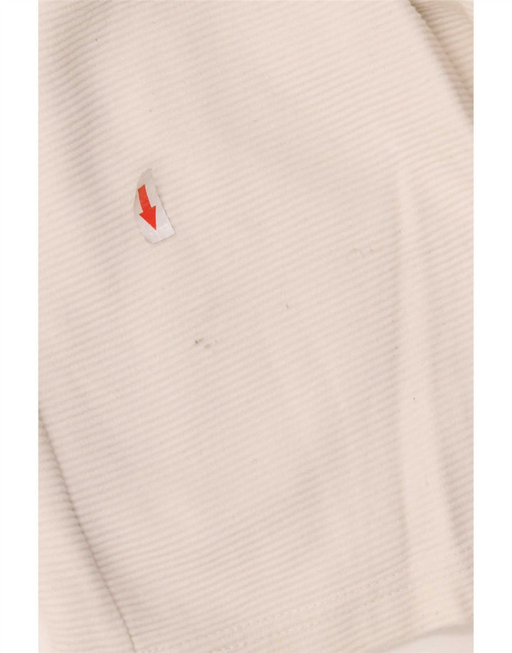 Zara Herren-Sportshorts, kleine weiße Nadelstreifen-Baumwolle