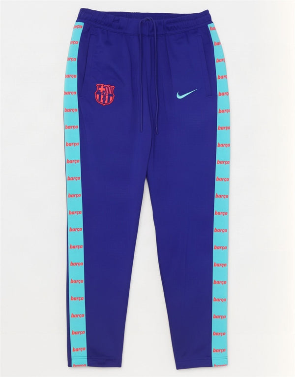 Nike Herren-Trainingshose „Barcelona Graphic“ in mittelblauem Farbblockdesign