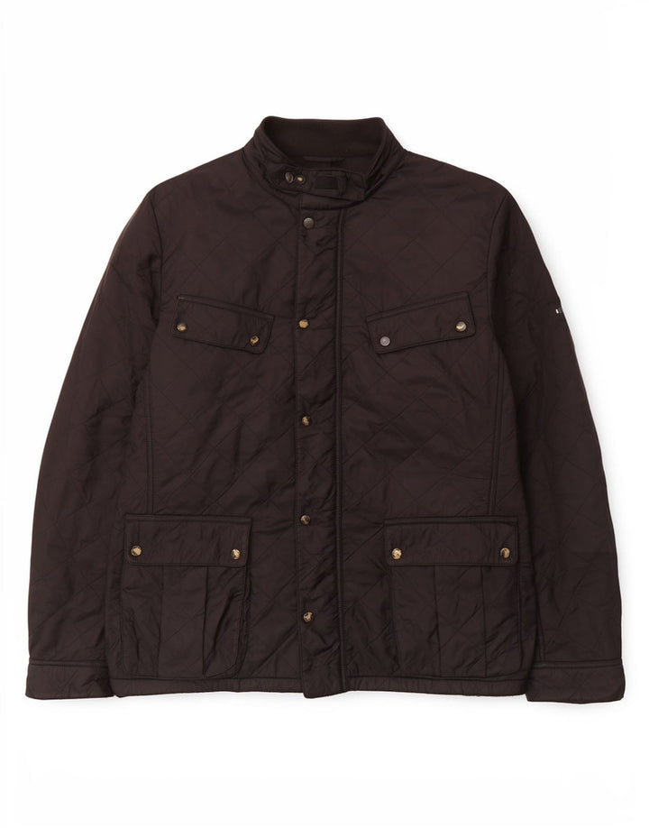 Barbour Herren Steppjacke UK 42 XL Schwarz Polyamid