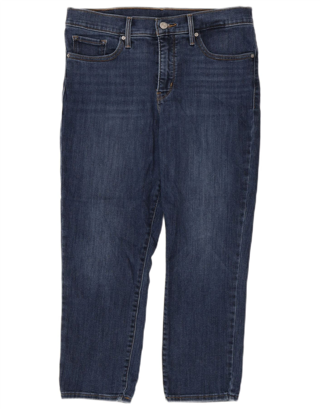 Levi's Damen Capri-Jeans W30 L23 Blaue Baumwolle