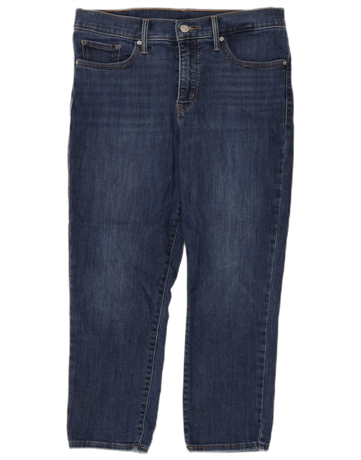 Levi's Damen Capri-Jeans W30 L23 Blaue Baumwolle