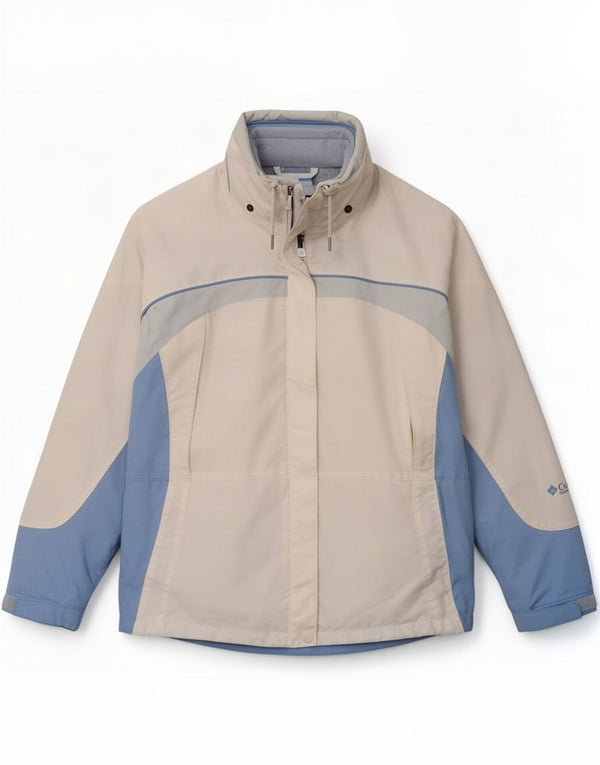 Columbia Damen Interchange Windjacke UK 16 Large Weiß