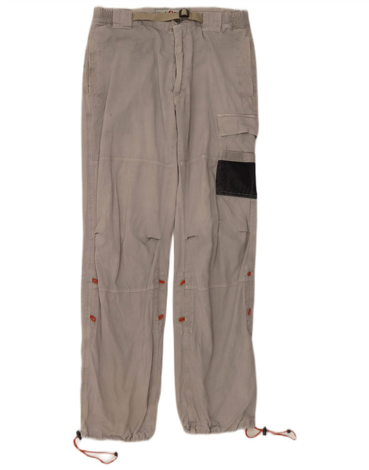 Murphy & Nye Herren Jogger-Cargohose W33 L32 Graue Baumwolle