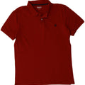 TIMBERLAND Herren Slim Fit Poloshirt Mittelrote Baumwolle