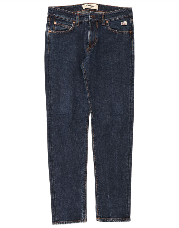 Roy Rogers Herren Slim Jeans W34 L32 Marineblau Baumwolle
