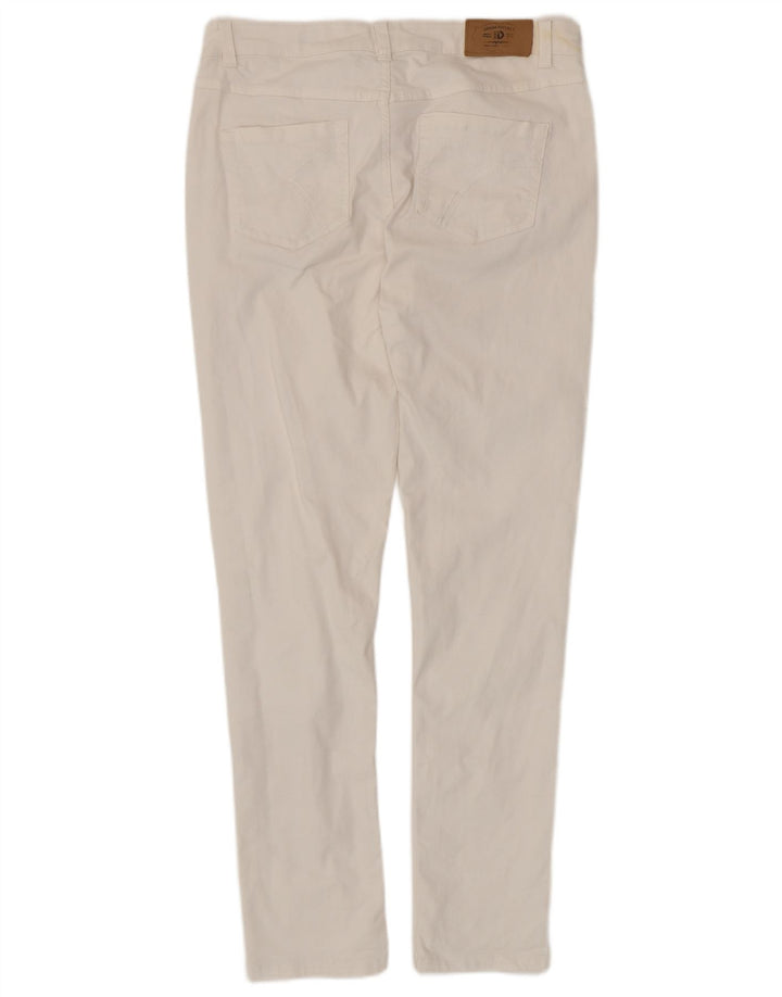 DACK'S Damen Slim Jeans IT 44 Medium W32 L28 Weiße Baumwolle