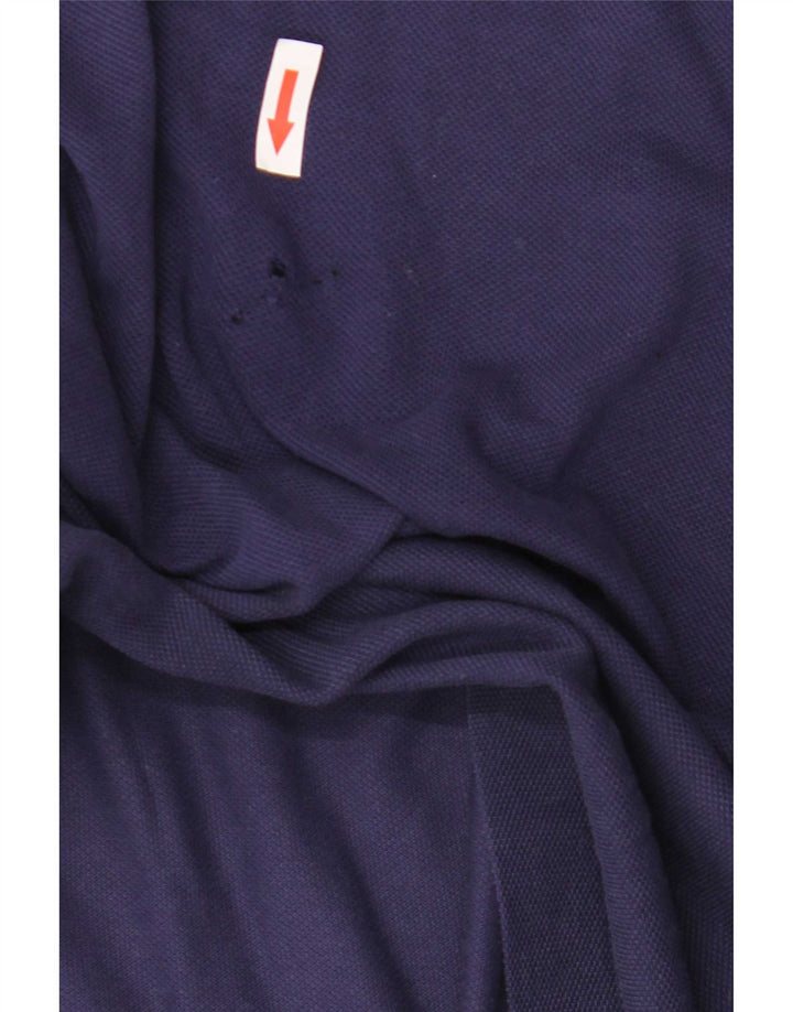 Lacoste Herren-Poloshirt, Größe 3, klein, lila Baumwolle