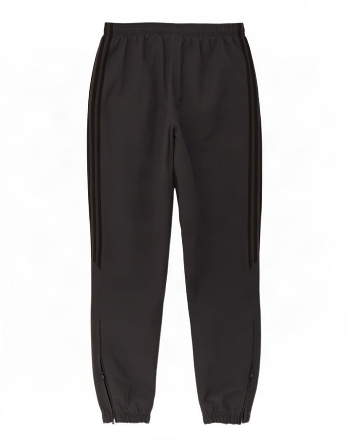 Adidas Herren-Trainingshose, Jogginghose, groß, grau, Polyester
