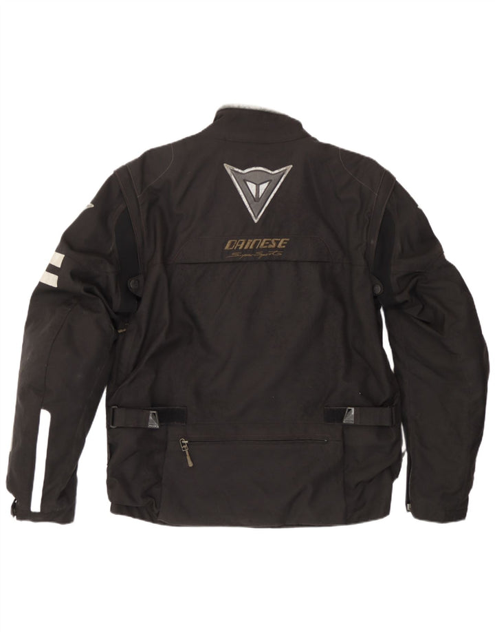 Dainese Herren Moto Racer Bomberjacke, Größe 50, mittelschwarz, Farbblock