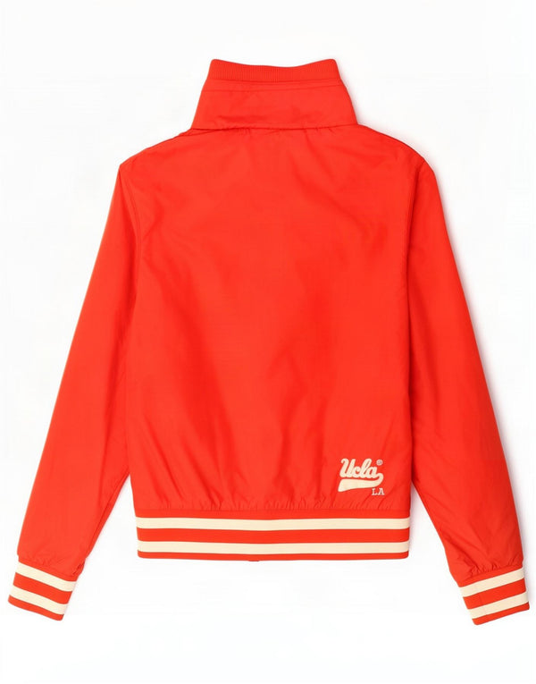 UCLA Mens Los Angeles Tracksuit Top Jacket Small Red Nylon