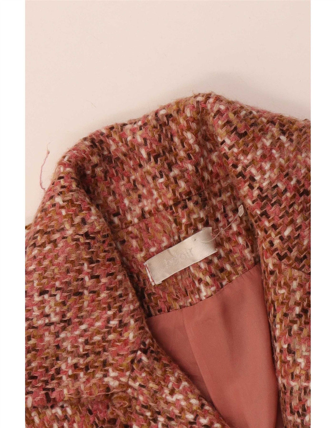 Vintage Damen Mantel UK 8 Small Pink Meliert