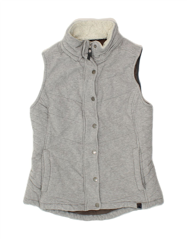 L.L.BEAN Womens Gilet UK 10 Small Grey Vintage L.L.Bean and Second-Hand L.L.Bean from Messina Hembry 
