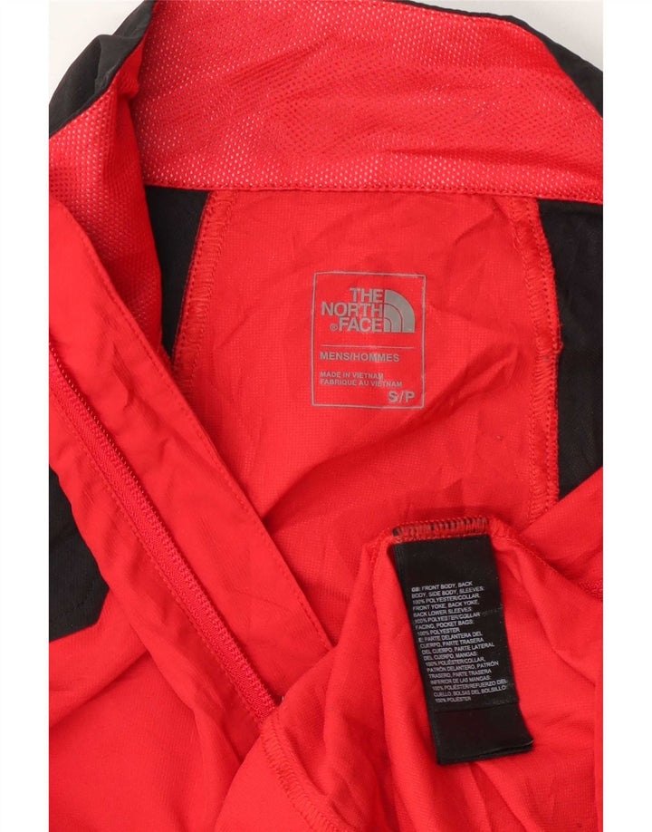 The North Face Herren-Trainingsanzug-Oberteil, Jacke, Größe S, Rot, Farbblock-Polyester