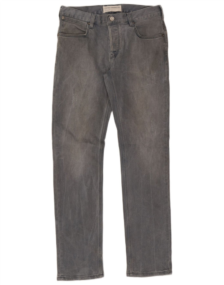 French Connection Slim-Jeans für Herren, W32, L32, blaue Baumwolle