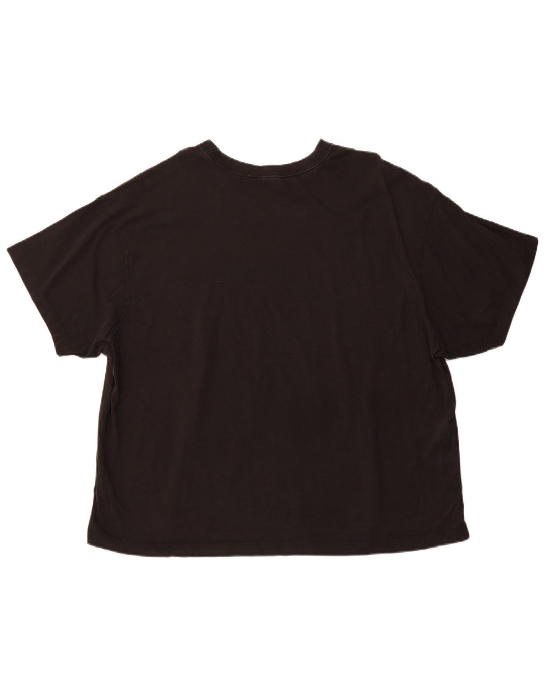 NIKE Damen T-Shirt Top UK 20 2XL Schwarz Baumwolle