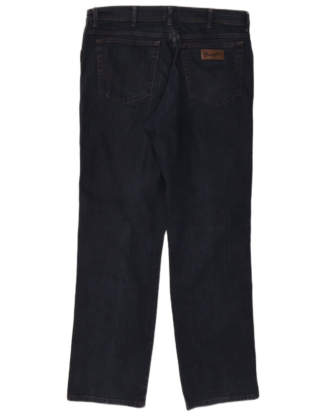 Wrangler Herren Texas Straight Jeans W38 L34 Marineblaue Baumwolle