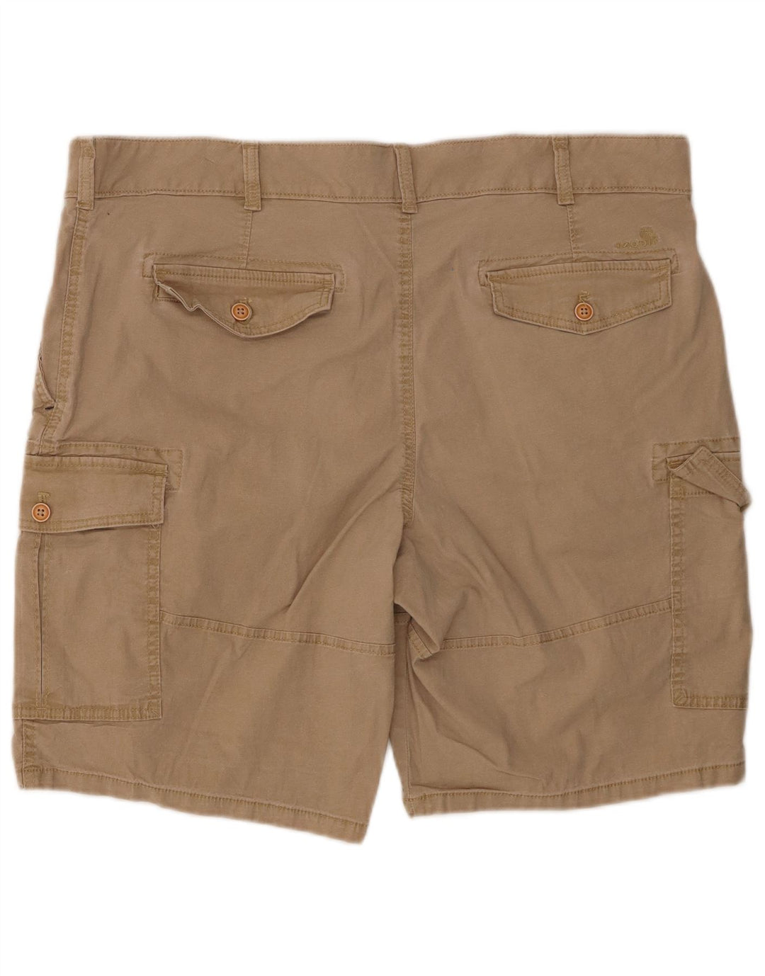 IZOD Herren Salt Water Cargo Shorts W40 XL Beige Baumwolle
