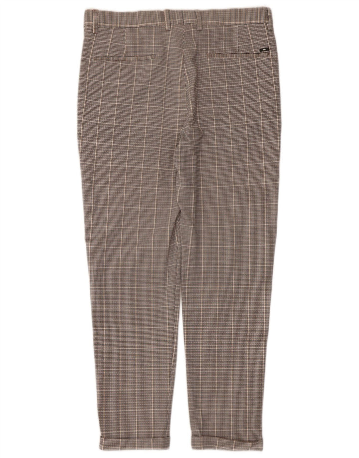 Zara Herren Slim Anzughose EU 40 Mittel W31 L27 Grau kariert