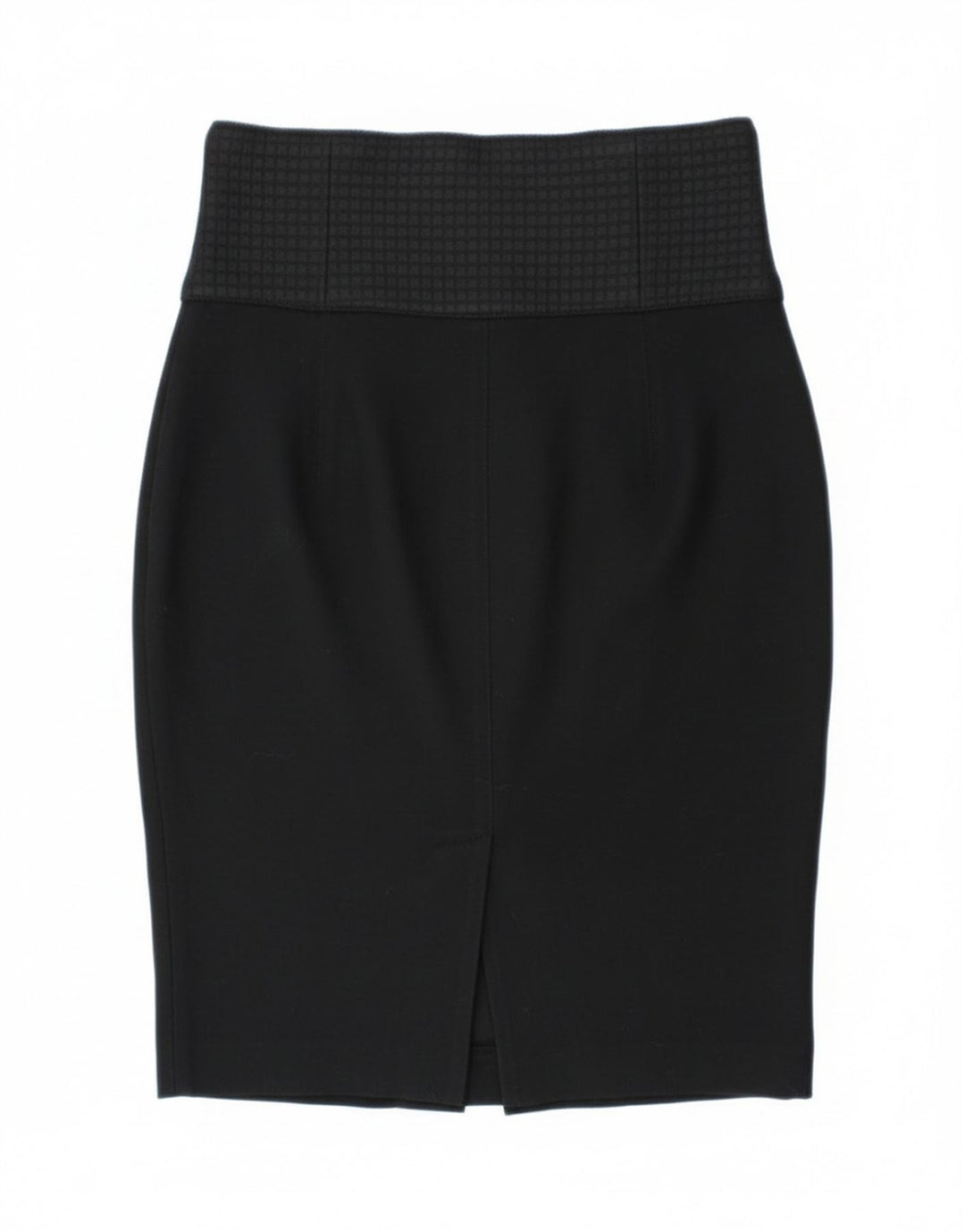 Pinko Damen Bleistiftrock UK 12 Medium W28 Schwarze Viskose
