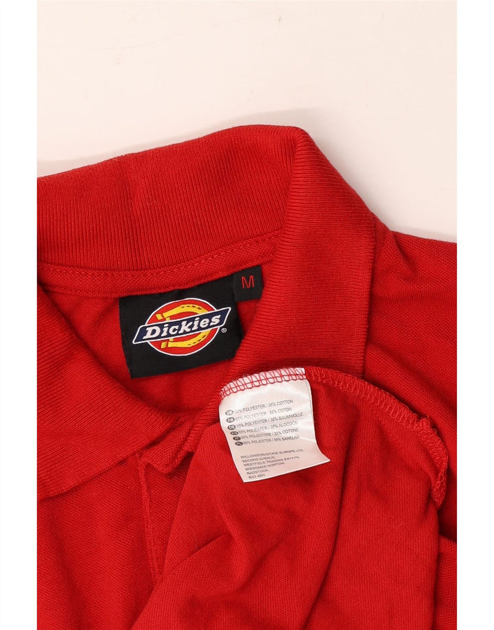 Dickies Herren-Poloshirt aus mittelrotem Polyester