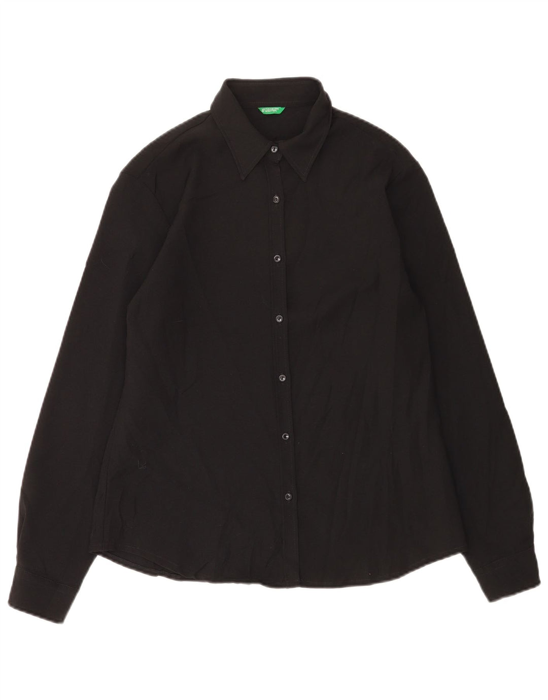 Benetton Damenhemd UK 14 Large Schwarz