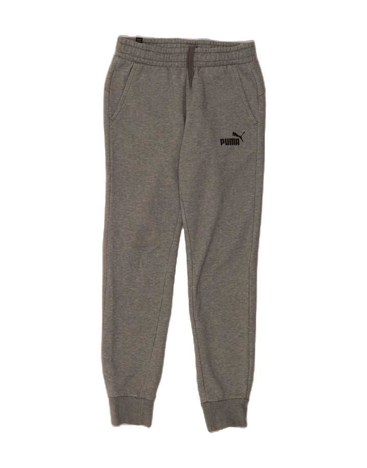 PUMA Mens Tracksuit Trousers Joggers Small  Grey Cotton Vintage Puma and Second-Hand Puma from Messina Hembry 
