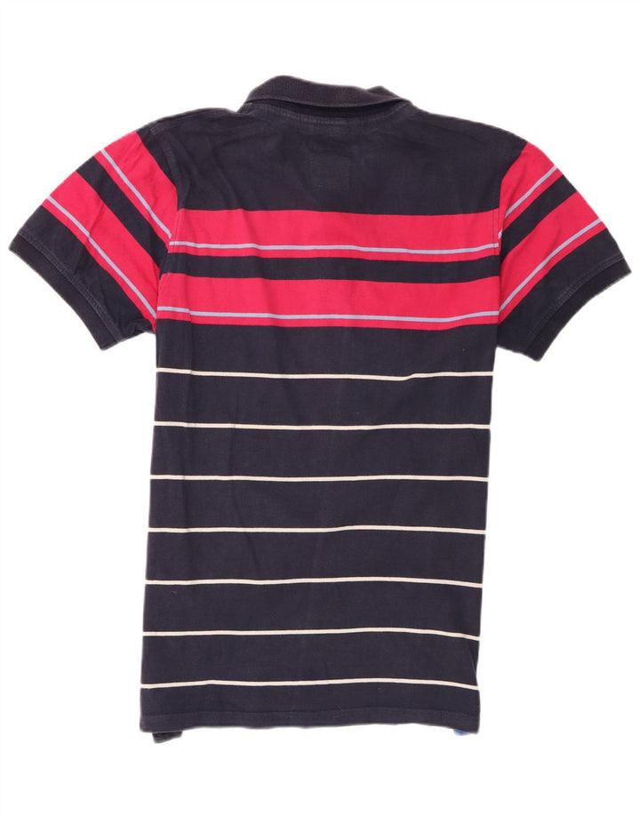 Crew Clothing Herren-Poloshirt, mittelgroß, marineblau, Colourblock-Baumwolle