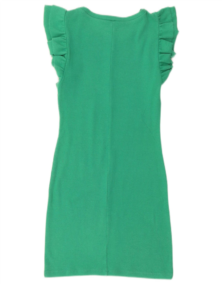 Zara Damen Etuikleid UK 12 Mittelgrün