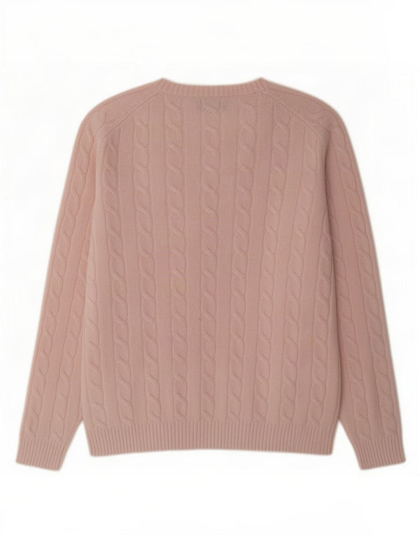 Gant Damen-Pullover mit U-Boot-Ausschnitt, Gr. 14, Mittelrosa