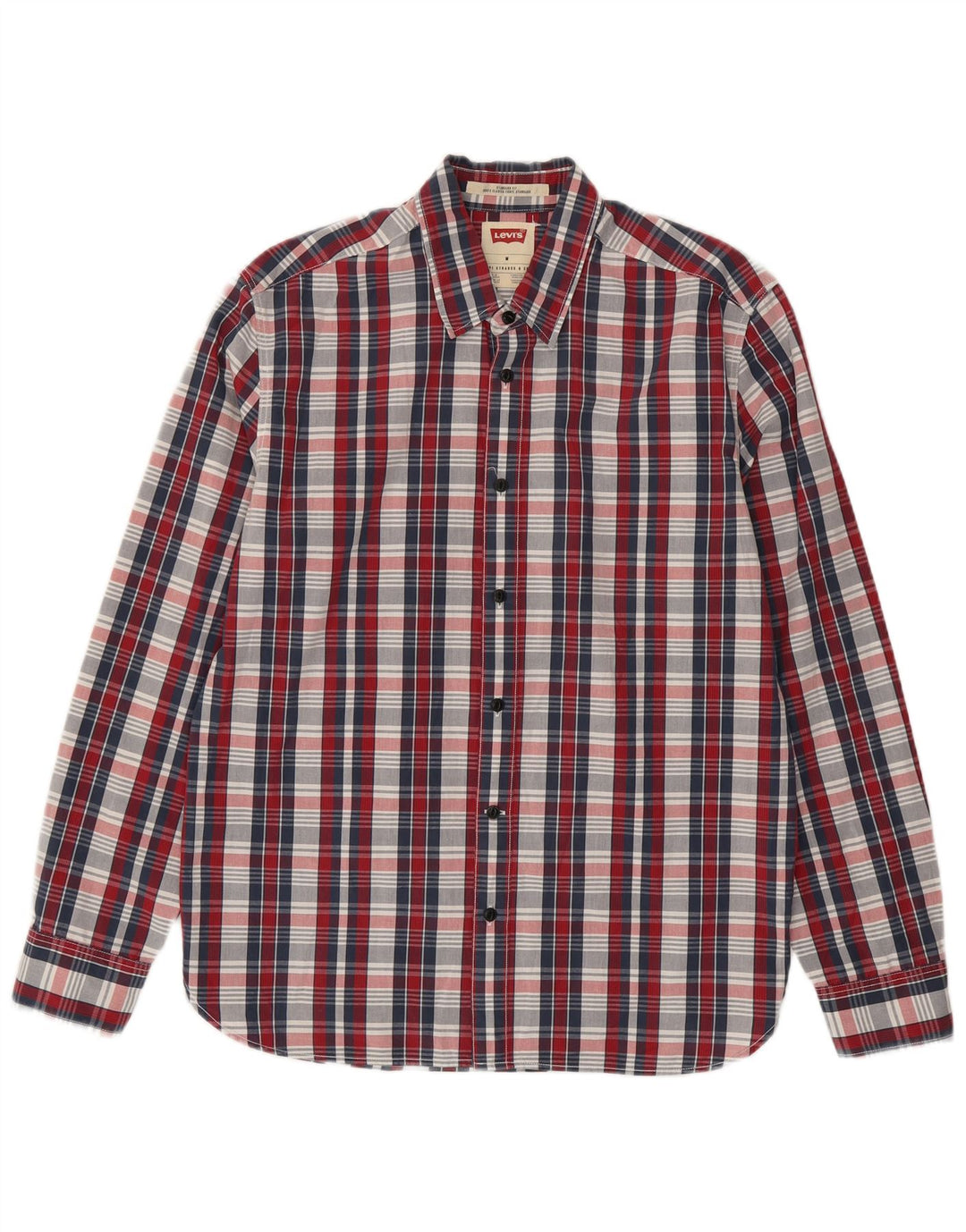 Levi's Herren-Hemd in Standard-Passform, mittelgroß, mehrfarbig, kariert, Baumwolle