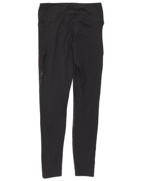 Under Armour Damen Cold Gear Leggings UK 14 Medium Black Camouflage