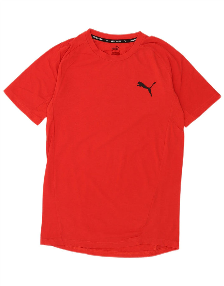 Puma Herren T-Shirt Top Small Rot