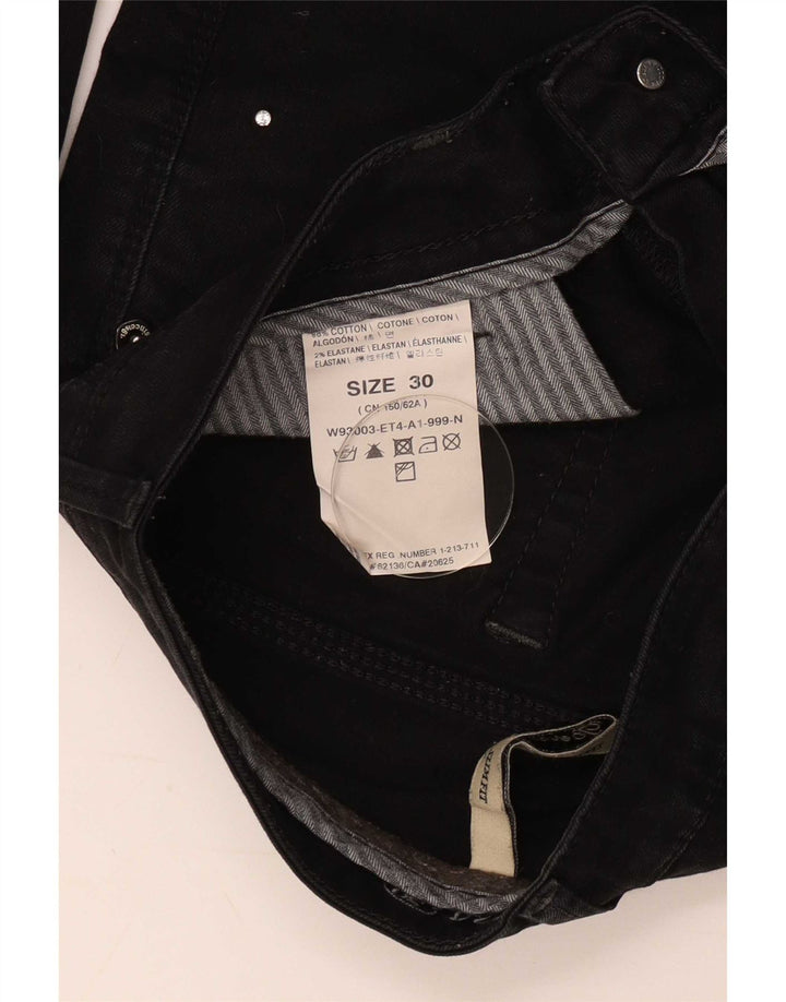 Guess Slim-Jeans für Damen, W30, L29, schwarze Baumwolle