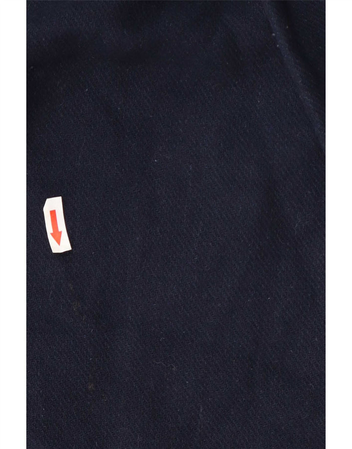 Marks & Spencer Damen Zweireihermantel UK 16 Large Marineblau Polyester