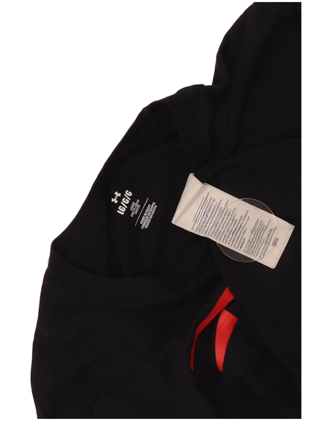 Under Armour Herren-T-Shirt mit Grafik, groß, aus schwarzer Baumwolle