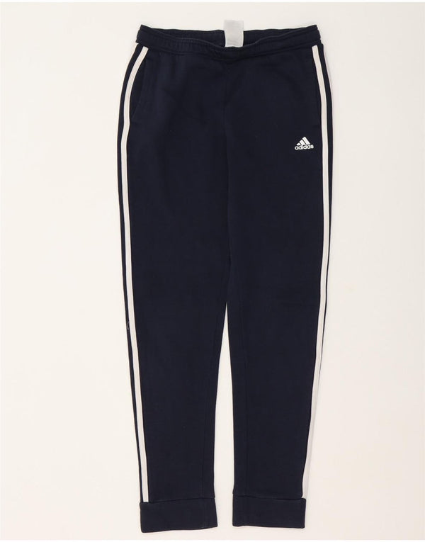 Adidas Jungen Trainingshose Jogger 13-14 Jahre Marineblaue Baumwolle