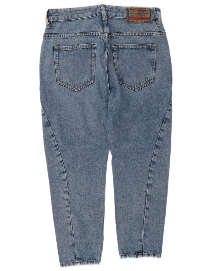 Diesel Damen Capri Slim Jeans W25 L22 Blaue Baumwolle