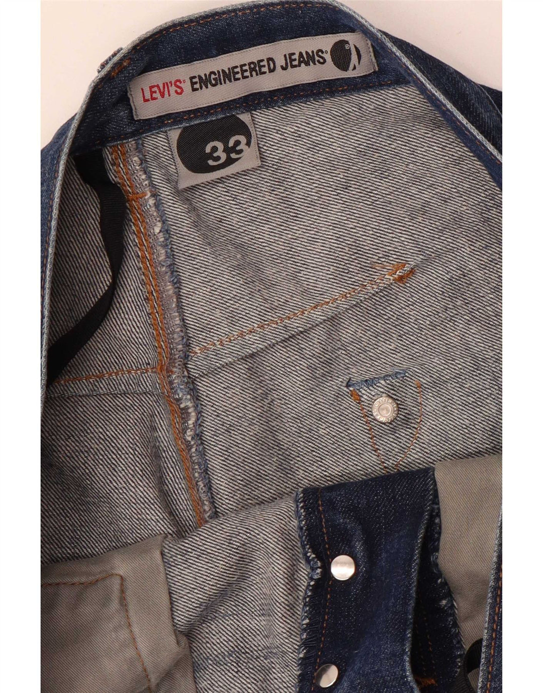 Levi's Herren Engineered Straight Jeans W33 L33 Blau