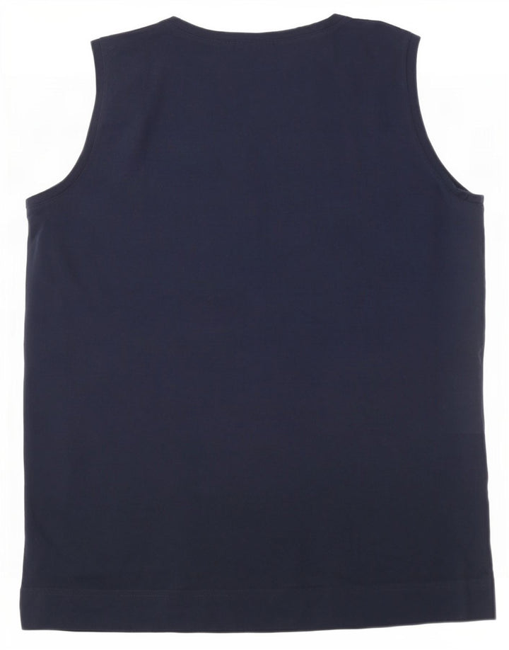 Champion Herren-Weste-Top XL aus marineblauer Baumwolle