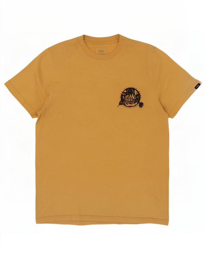 Vans Herren-T-Shirt mit individueller Passform, Grafik, Größe S, Gelb, Baumwolle