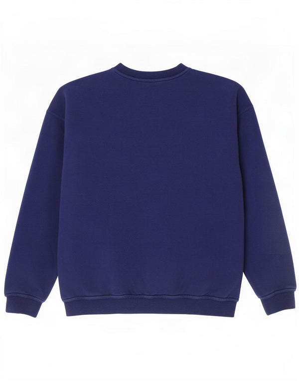Adidas Herren Sweatshirt Pullover UK 44/46 Große marineblaue Baumwolle