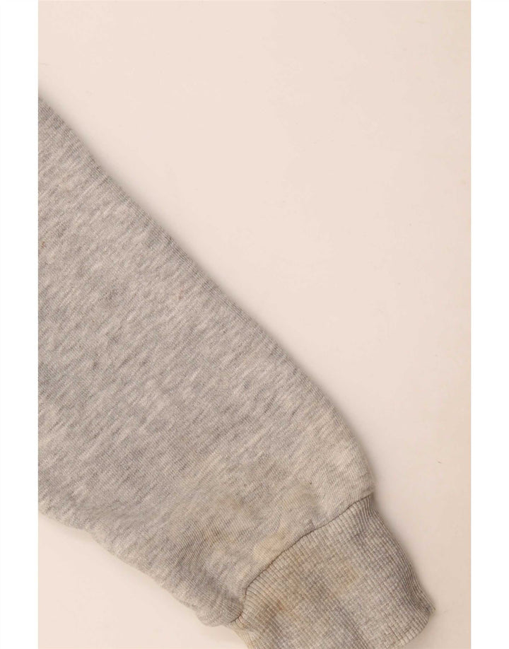 Marks & Spencer Damen Sweatshirt-Pullover UK 10 Small Graue Baumwolle