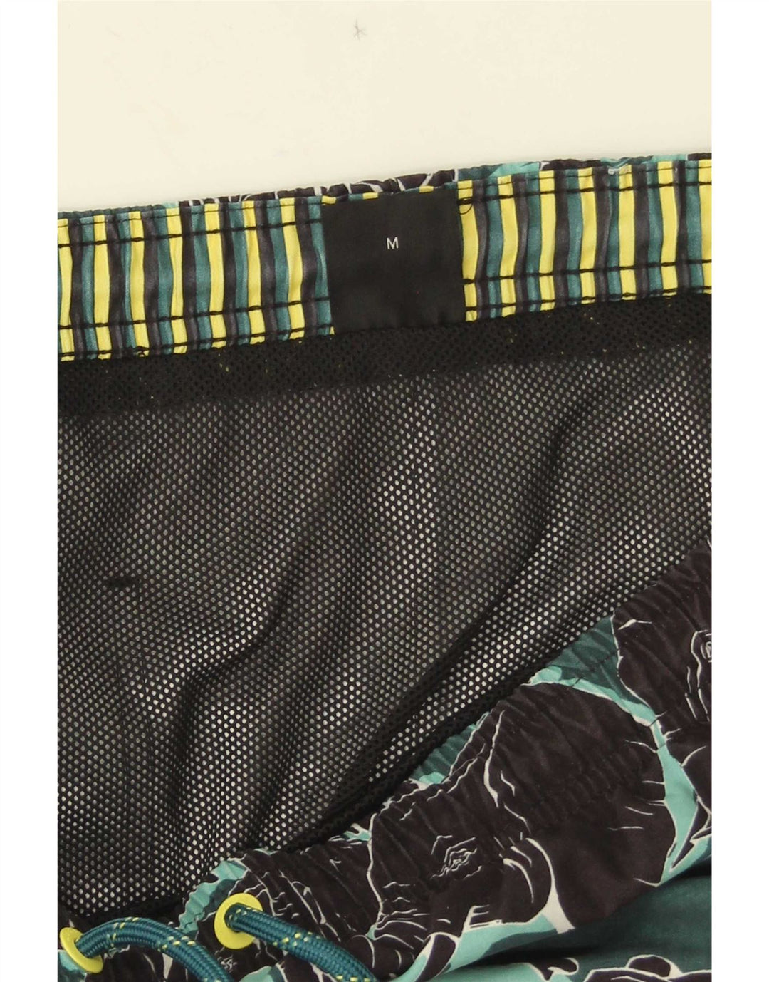 Hugo Boss Herren-Badeshorts, mittelgrün, mit Tiermuster