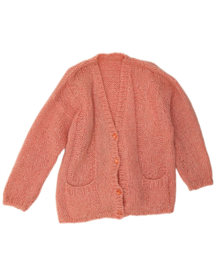 Vintage Damen Cardigan Pullover XL Rosa