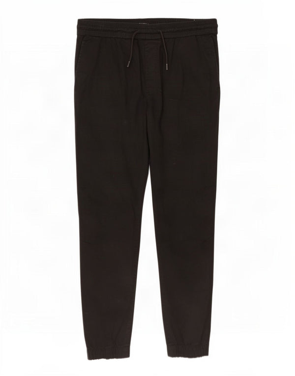 Zara Damen Jogginghose, Freizeithose, XL, W34, L26, Schwarz, Baumwolle