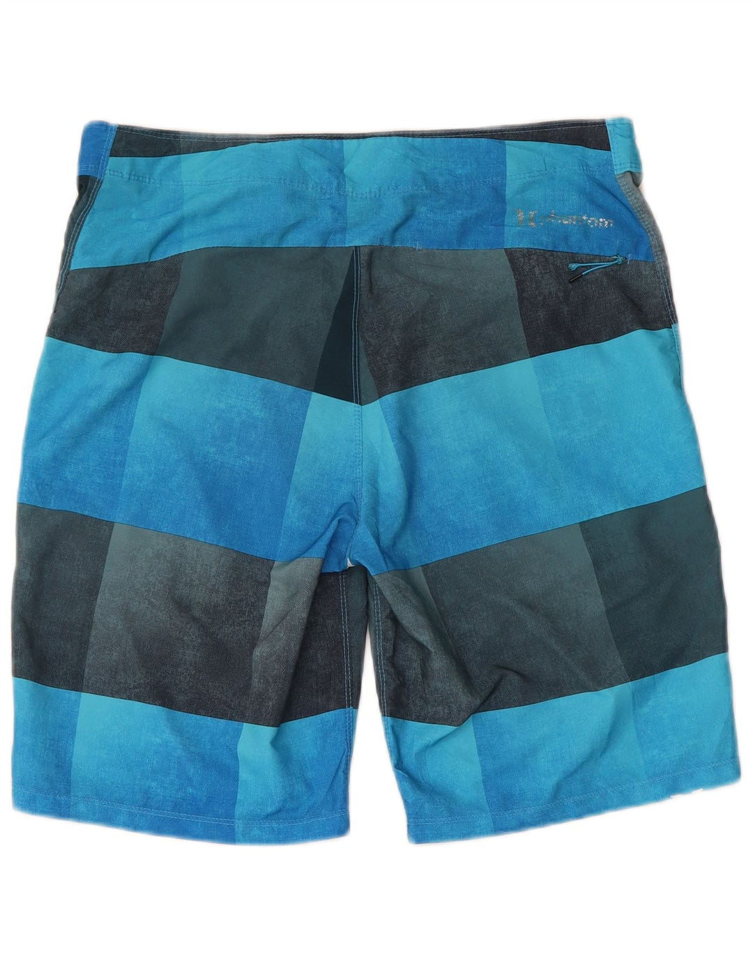 Hurley Herren-Badeshorts mit Grafik, mittelblaues Farbblock-Polyester