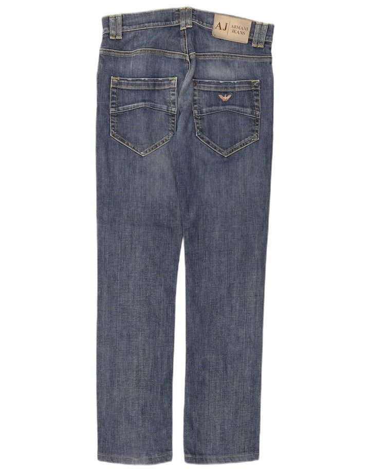 Armani Damen Slim Jeans W26 L29 Blaue Baumwolle
