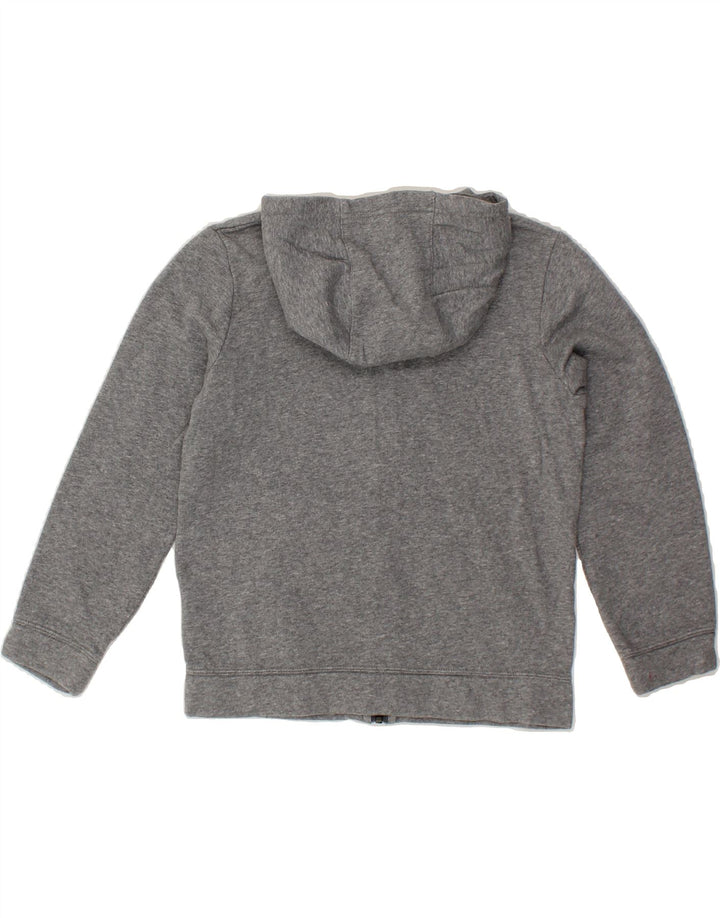 NIKE Boys Zip Hoodie Sweater 10-11 Years Medium  Grey Cotton Vintage Nike and Second-Hand Nike from Messina Hembry 