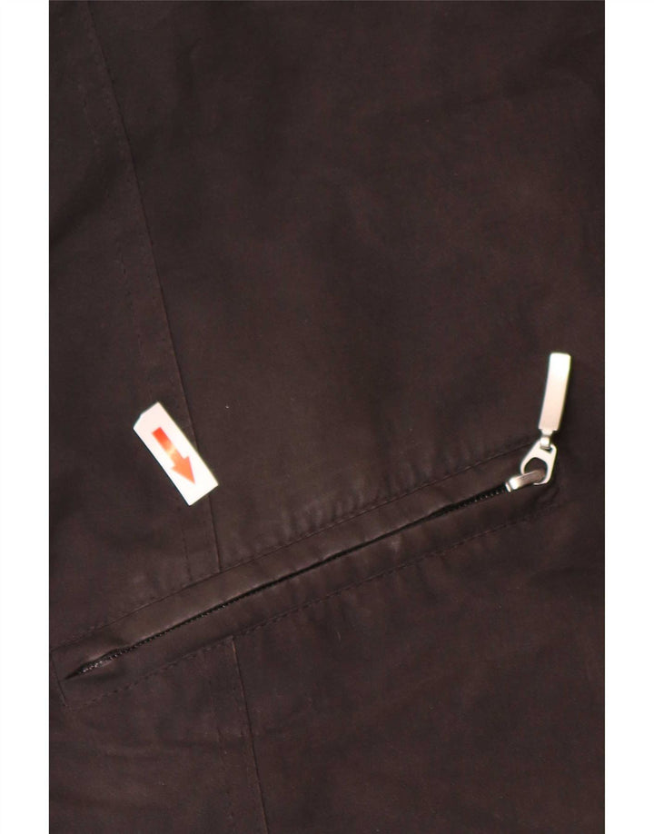 Barbour Damenjacke aus gewachster Baumwolle, UK 14, großes braunes Polyester