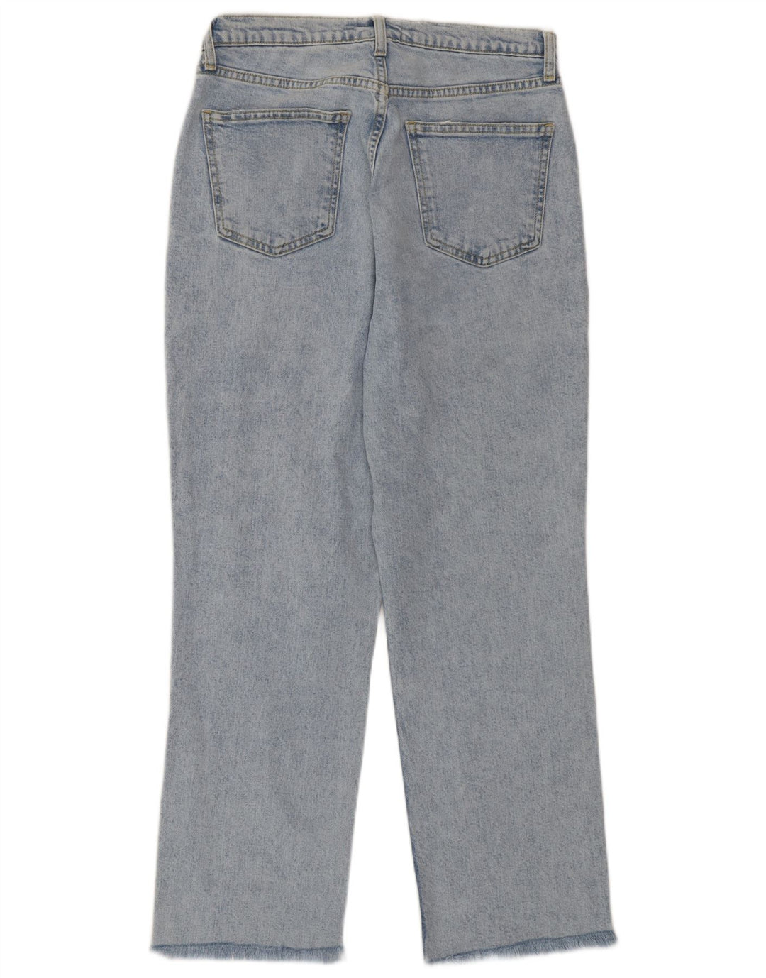 Zara Damen Straight Jeans EU 40 Medium W30 L26 Blau